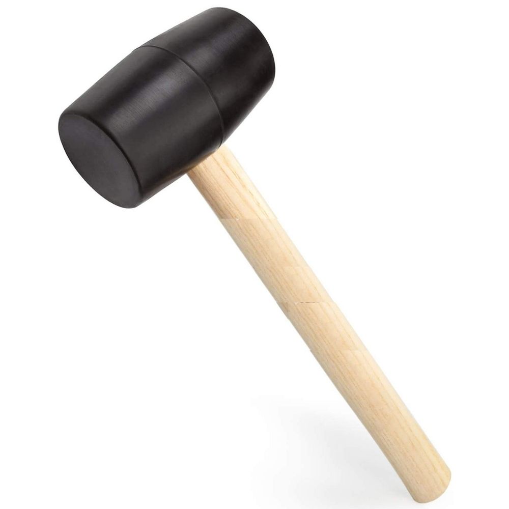 Rubber Mallet With Wood Handle: image 4