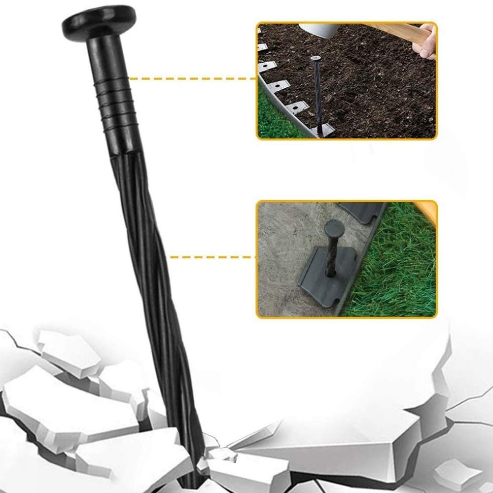 Plastic Edging Spikes: 100 Pack: image 5