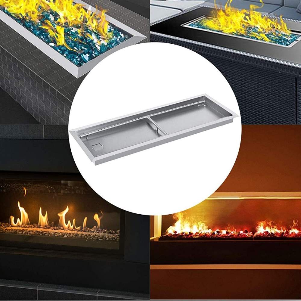 Fire Pit Burner Pan Kit: 95cm Long Burner: image 6