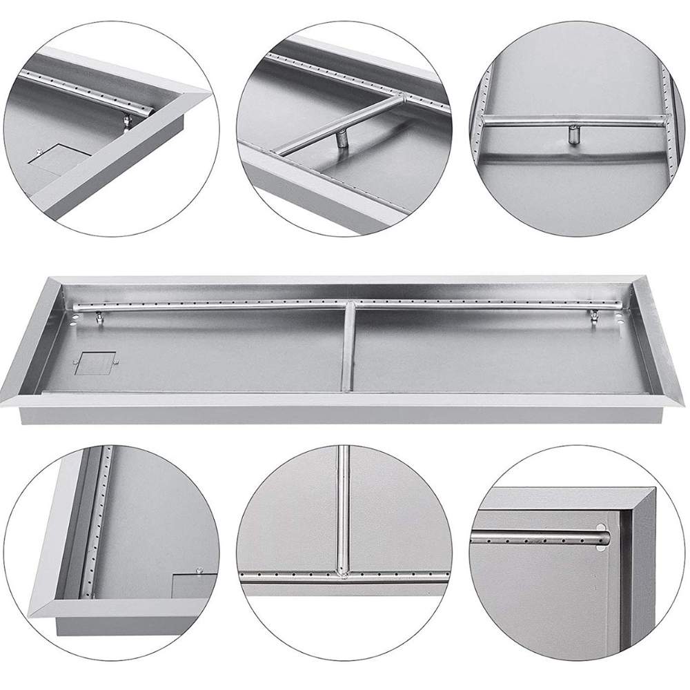 Fire Pit Burner Pan Kit: 95cm Long Burner: image 7