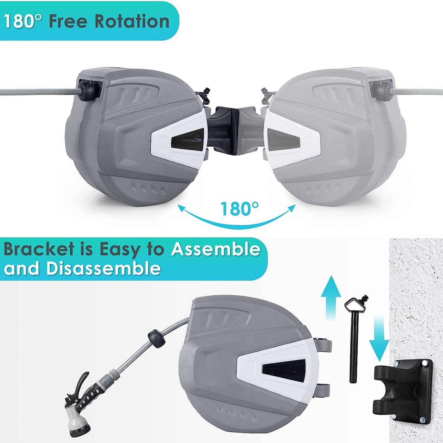 Wall Mounted Water Hose Reel: image 5