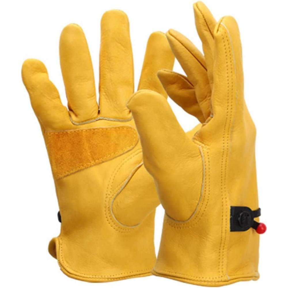 Leather Gardening Gloves: Medium: image 7
