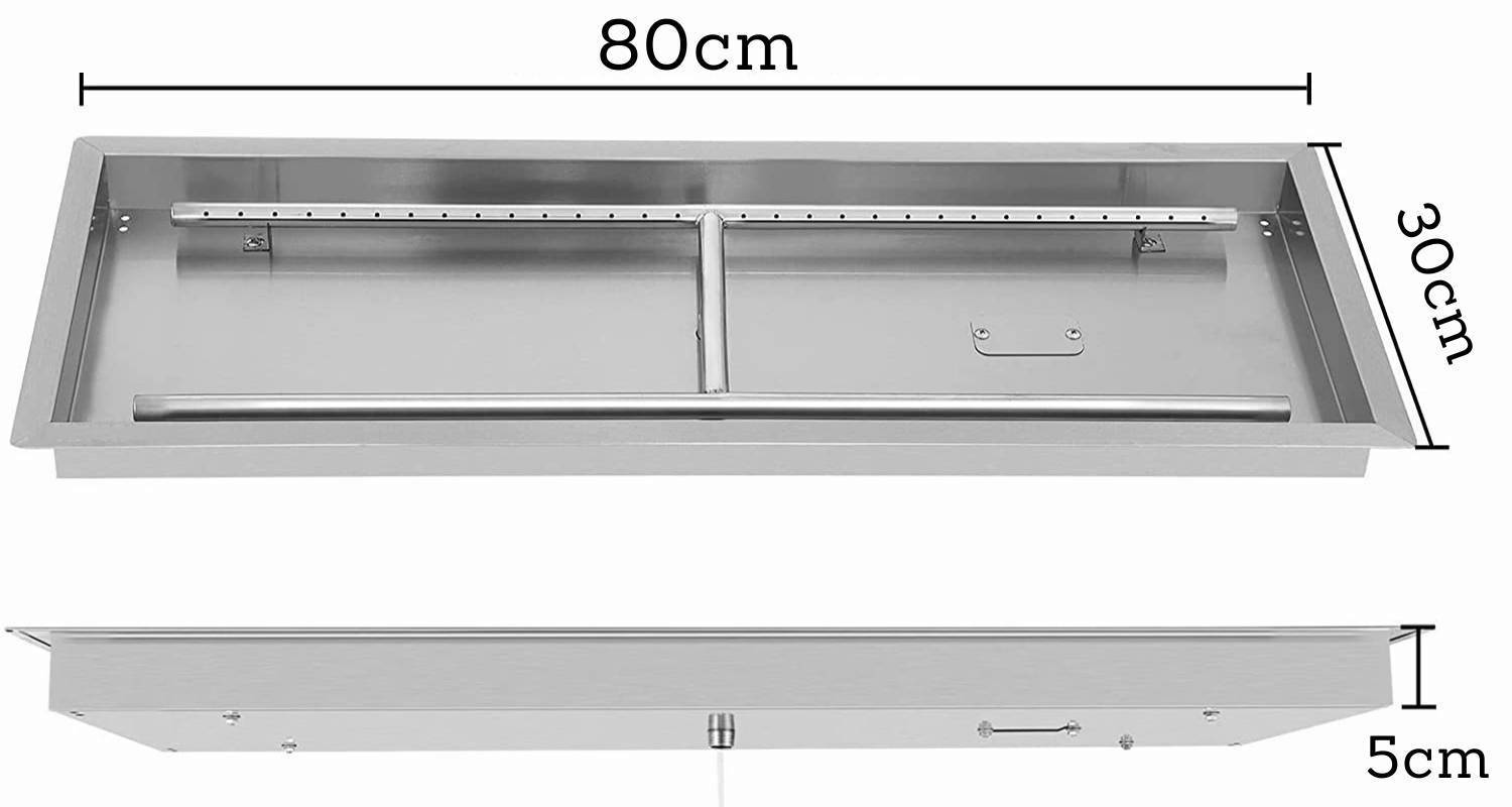 Fire Pit Burner Pan Kit