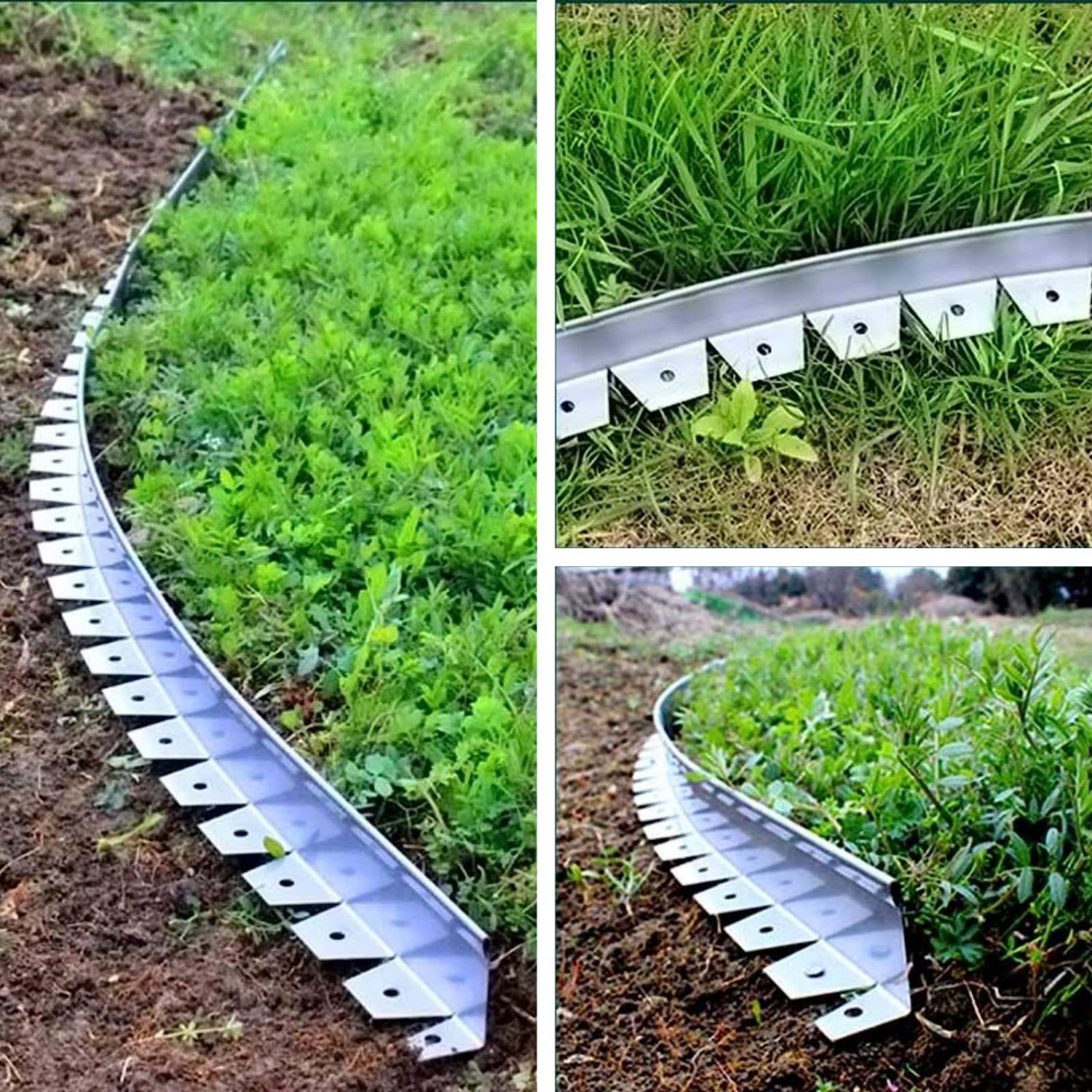 Stainless Steel Garden Edge: 100mm Face Height (per m): image 5