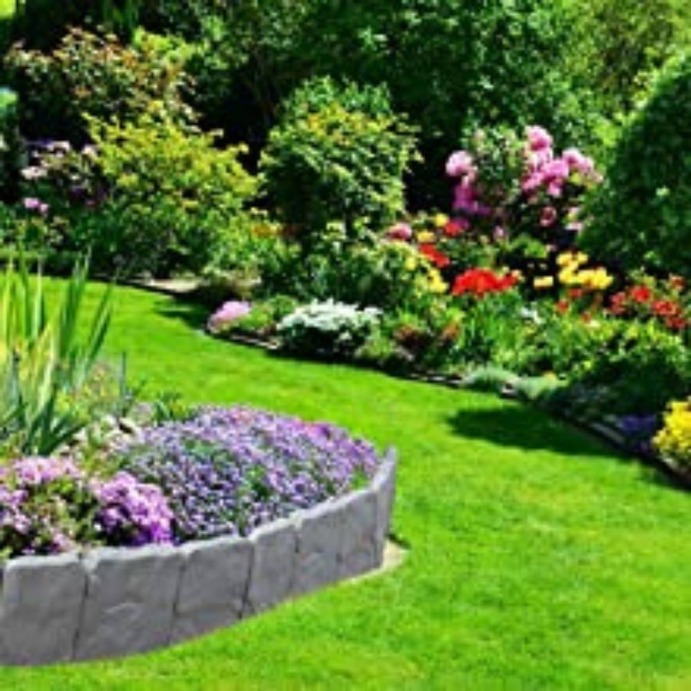 Plastic Stone Garden Edging