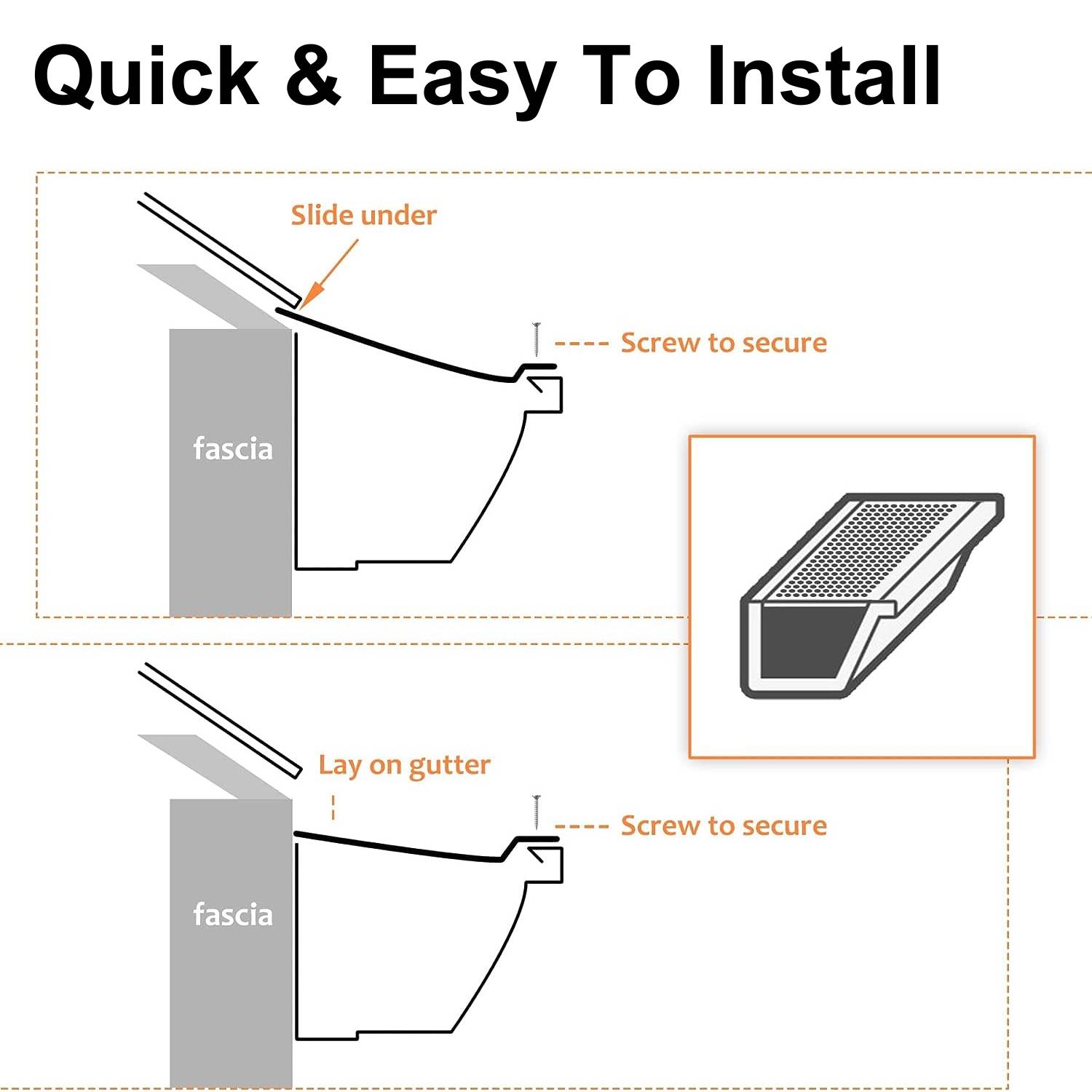 Gutter Cover Leaf Protection: image 4