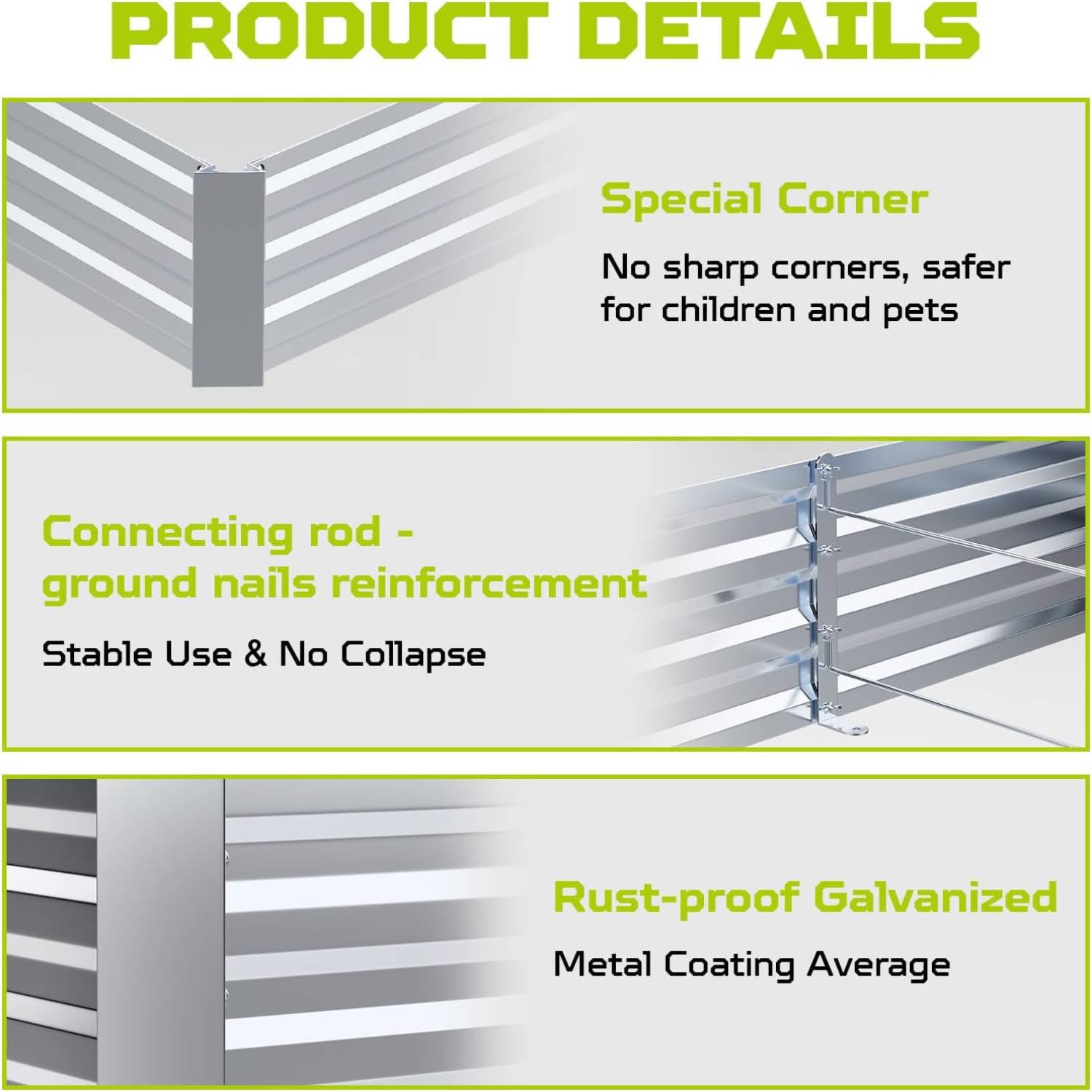 Metal Raised Garden Bed: image 3