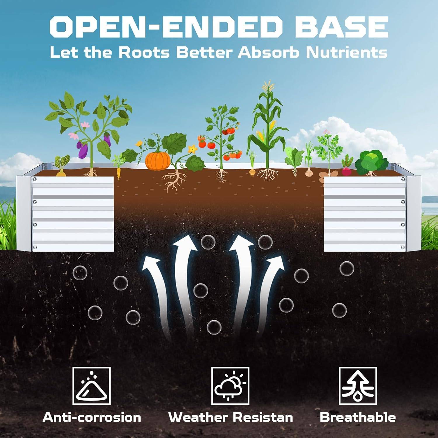 Metal Raised Garden Bed: image 5
