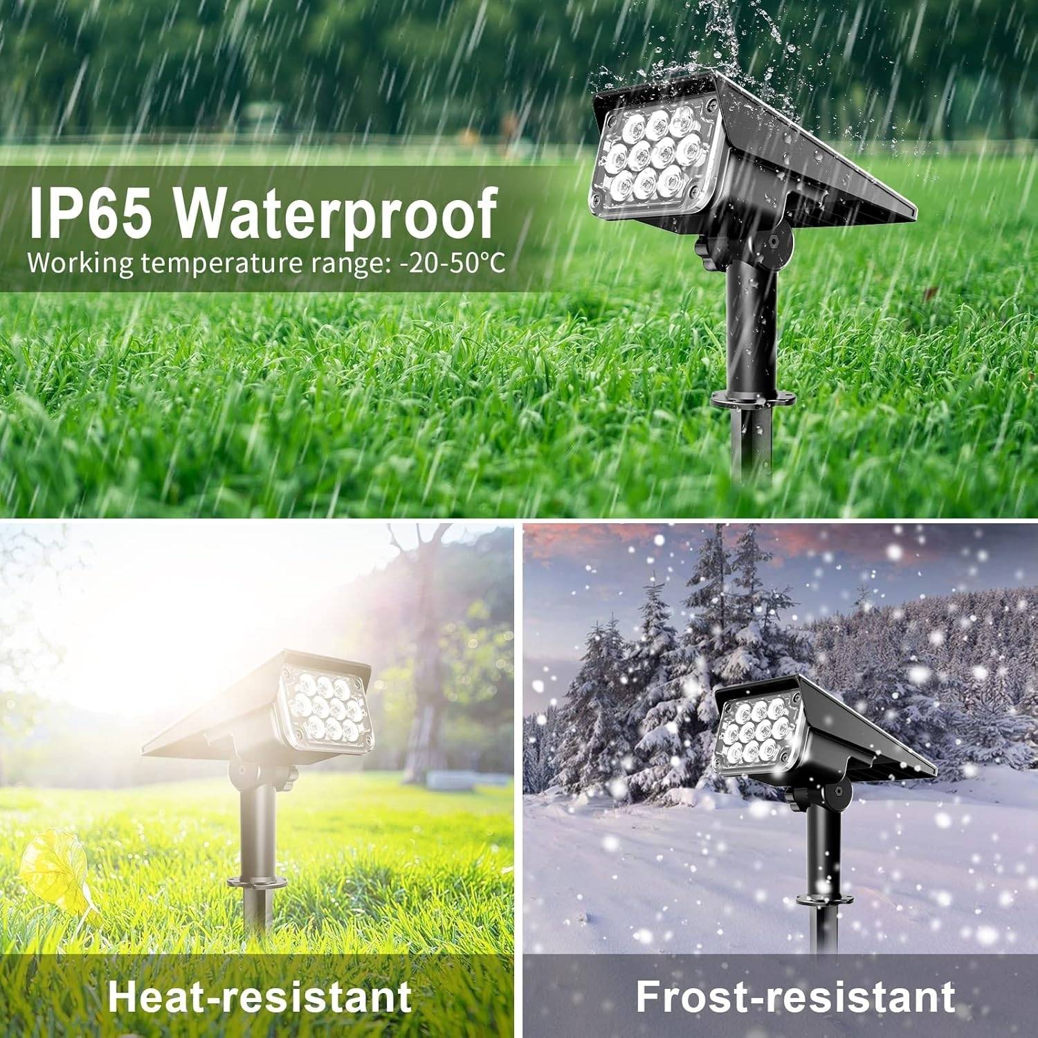 Solar Powered Spotlight: 10 Pack: image 6