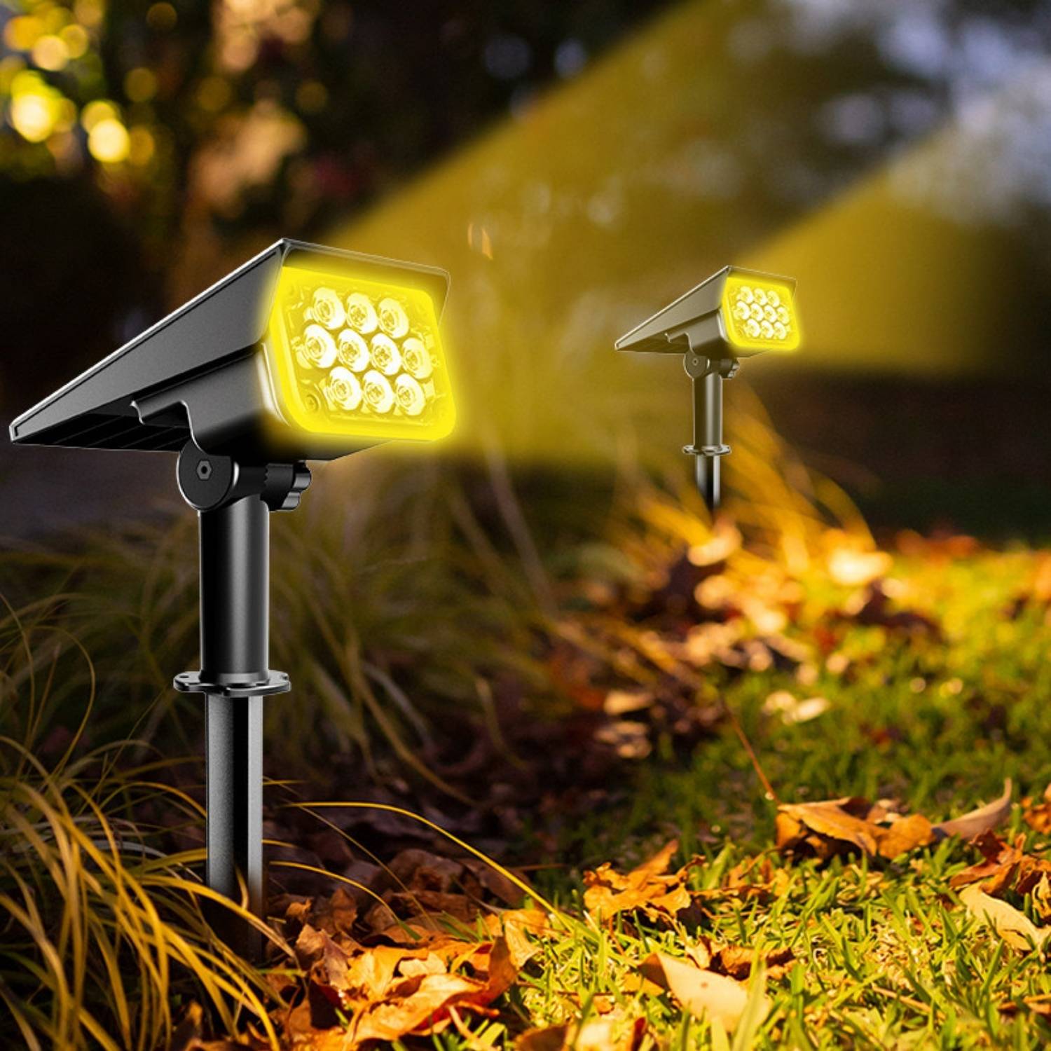 Solar Powered Spotlight: 10 Pack: image 2