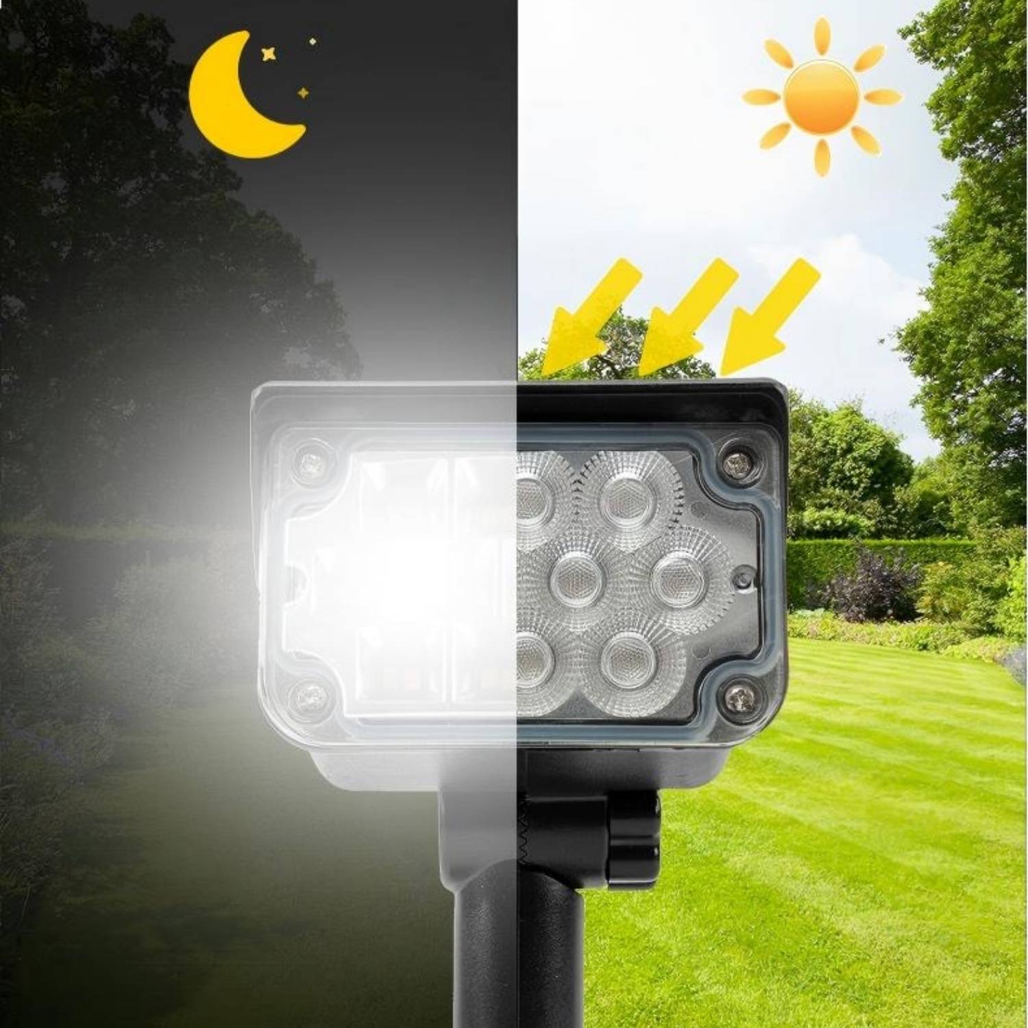 Solar Powered Spotlight: 10 Pack: image 9