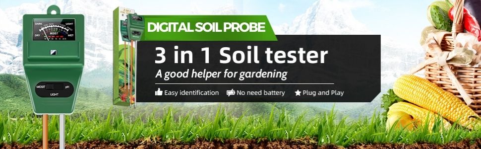 digital soil testing probe