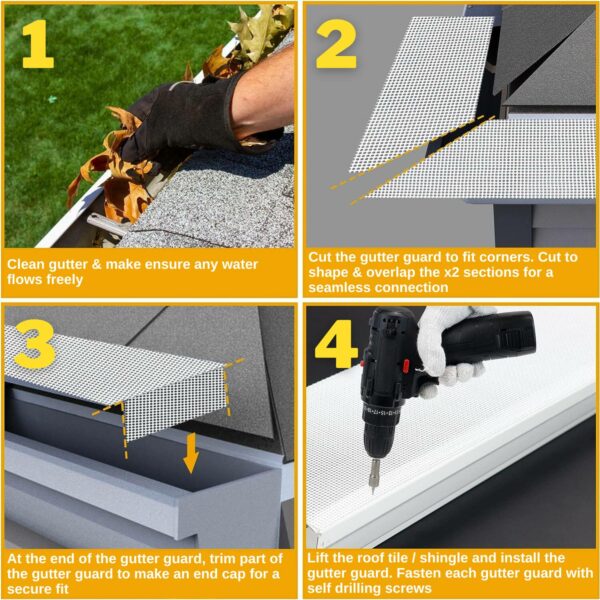 buy house gutter cover system